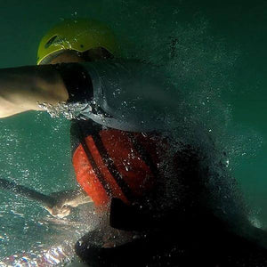 Under water roll with an Oru Kayak Neoprene Spray Skirt