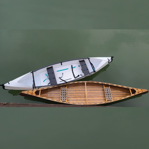 MyCanoe Duo with traditional wooden canoe