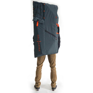 Standing with an Oru Kayak Pack for Inlet on
